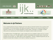 Tablet Screenshot of ijkpartners.com